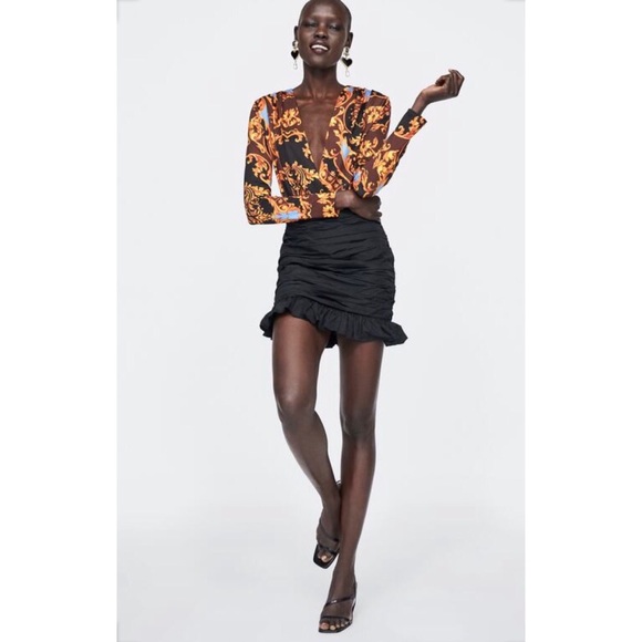 COPY - NWT! Zara Crossover Bodysuit - Size Small - Picture 2 of 4